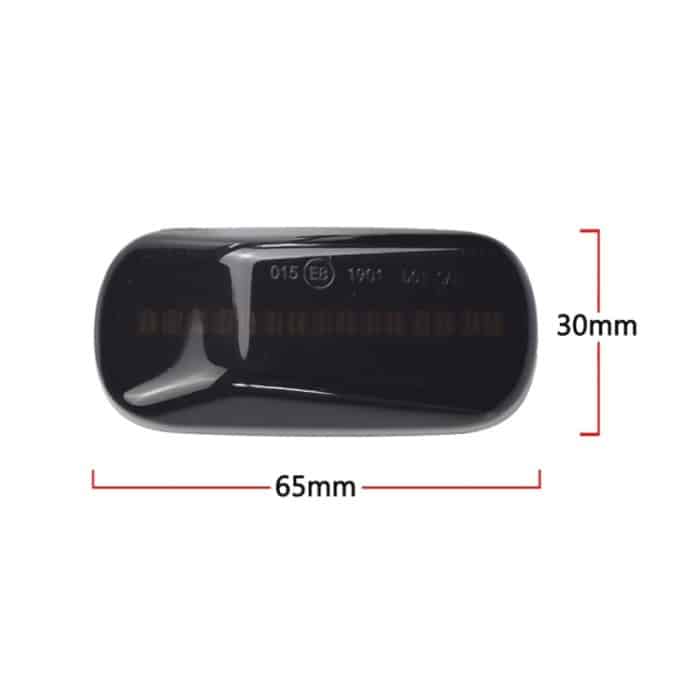 2 Stück für Honda Civic 2001–2015, dynamisches LED-Fender-Seitenlicht 34301-S5H-T02, For Honda Civic 2001-2015 (Transparent), For Honda Civic 2001-2015 (Transparent Black) – Bild 2