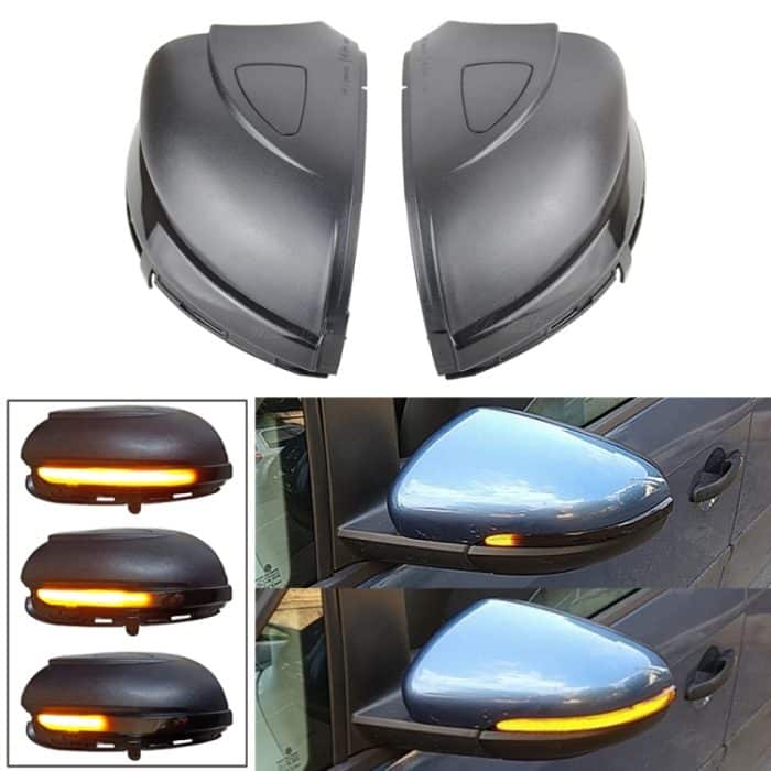 1 Paar Für Volkswagen Golf 6 MK6 Auto Dynamische LED Blinker Rückspiegel Flasher Wasserblinker, ohne Loch – Bild 1
