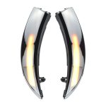 1 paar Für Ford Fiesta 2008-2017 Auto Dynamische LED Blinker Licht Rückspiegel Blink Wasser Blinker, For Ford Fiesta 2008-2017 (Transparent Black) – Bild 2