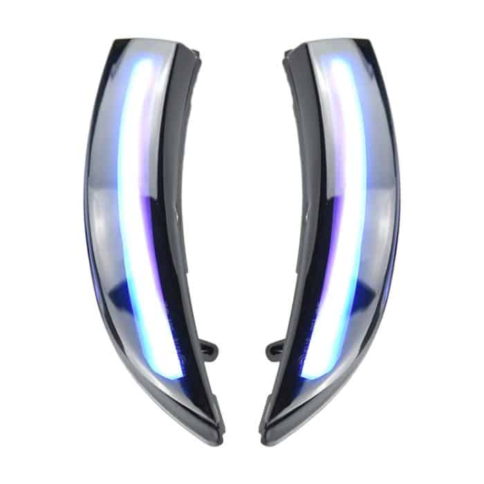 1 Paar für Ford Fiesta 2008-2017 Auto Dynamische LED Blinker Licht Rückspiegel Flasher Wasser Blinker – Bild 2