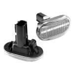 2 Stück für Suzuki Jimny JB64W 2018/07- Auto-dynamisches LED-Fender-Seitenlicht, For Suzuki Jimny JB64W 2018/07- (Transparent), For Suzuki Jimny JB64W 2018/07- (Transparent Black) – Bild 7