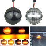 2 Stück für Land Rover Range Rover L322 2002–2012, dynamisches LED-Fender-Seitenlicht, For Land Rover Range Rover L322 2002-2012, For Land Rover Range Rover L322 2002-2012 (Transparent Black) – Bild 4