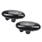 2 Stück für Mazda 2 DY 2003–2007, dynamisches LED-Fender-Seitenlicht, For Mazda 2 DY 2003-2007 (Transparent Black) – Bild 2