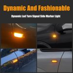 2 Stück für Chevrolet Cruze 2009–2014, dynamisches LED-Fender-Seitenlicht 1713423, For Chevrolet Cruze 2009-2014 (Transparent), For Chevrolet Cruze 2009-2014 (Transparent Black) – Bild 5