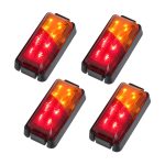 4pcs MK-049 LKW 8LEDs zweifarbige Seitenmarkierungsleuchte – Bild 2