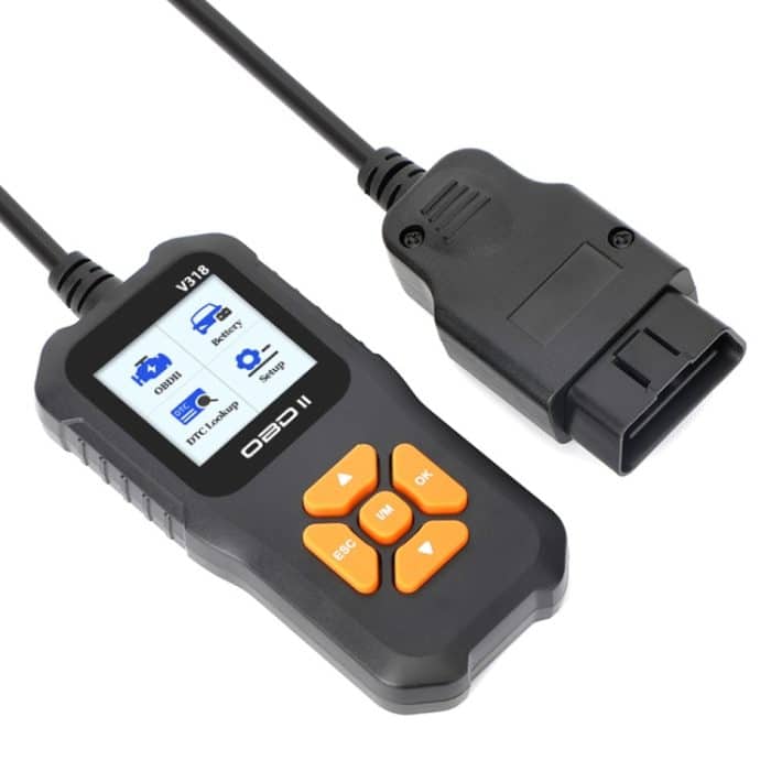 V318 Auto OBD2 Farbdisplay Diagnosetool Codeleser – Bild 1