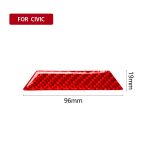 Auto-Kohlefaser-Ablagefach, dekorativer Aufkleber für Honda Civic der zehnten Generation 2016–2019, Links- und Rechtsantrieb, universell, Storage Compartment – Bild 2