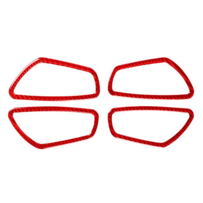 Auto-Carbonfaser-Innentür-Handgelenkrahmen-dekorativer Aufkleber für Honda Zehnte Generation Civic 2016–2019, linker und rechter Antrieb universal, Inside Door Wrist Frame – Bild 1