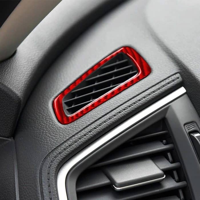 Auto-Carbonfaser-Armaturenbrett-Luftauslass-dekorativer Aufkleber für Honda Zehnte Generation Civic 2016–2019, Rechtsantrieb, Dashboard Air Outlet Right Drive – Bild 5