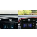 Auto-Kohlefaser über dem zentralen Steuerluftauslass, dekorativer Aufkleber für Honda Civic der zehnten Generation 2016–2019, Rechtsantrieb, Above the Central Control Air Outlet Right Drive – Bild 6