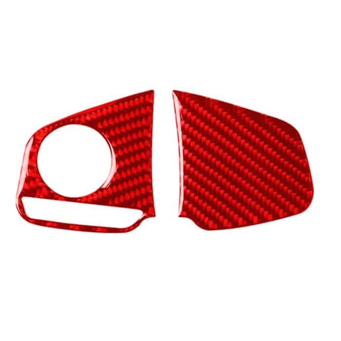 Auto-Carbonfaser-Lenkradknopf, niedrige Konfiguration, dekorativer Aufkleber für Honda Civic der zehnten Generation 2016–2019, Links- und Rechtsantrieb, universell, Steering Wheel Button Low Configuration – Bild 1