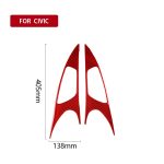 Auto-Carbon-Faser-Türgriff-Tür-Handgelenk-Panel-dekorativer Aufkleber für Honda Zehnte Generation Civic 2016–2019, linker und rechter Antrieb Universal, Door Handle Door Wrist Panel – Bild 2