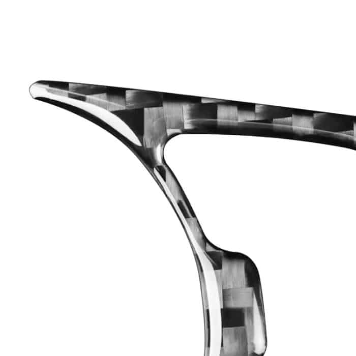 Auto Kohlefaser Scheinwerferschalter Dekorativer Aufkleber für Ford F150 2017-2020, links und rechts Antrieb Universal – Bild 3