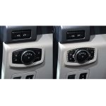 Auto Kohlefaser Scheinwerferschalter Dekorativer Aufkleber für Ford F150 2017-2020, links und rechts Antrieb Universal – Bild 6