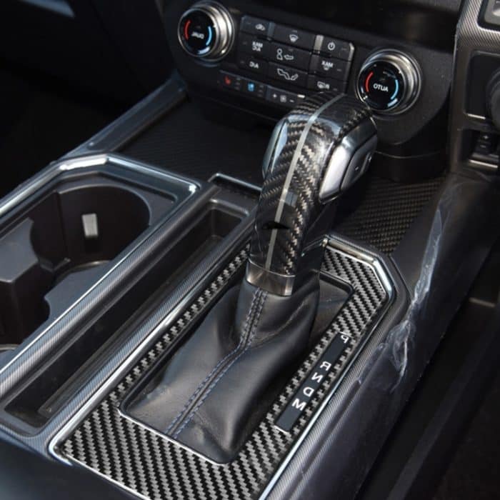 Auto Kohlenstofffasergetriebe B Dekoratives Aufkleber für Ford F150 2017-2020, Rechtsfahrt – Bild 5