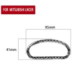 Auto Carbon Fiber Oberlichtgriff dekorative Aufkleber für Mitsubishi Lancer EVO (GTS) 2008-2016, Links- und Rechtsantrieb Universal – Bild 2
