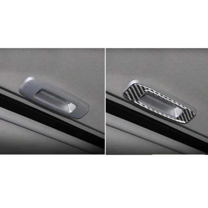 Auto Carbon Fiber Oberlichtgriff dekorative Aufkleber für Mitsubishi Lancer EVO (DE / ES) 2008-2015, Links- und Rechtsantrieb Universal – Bild 6