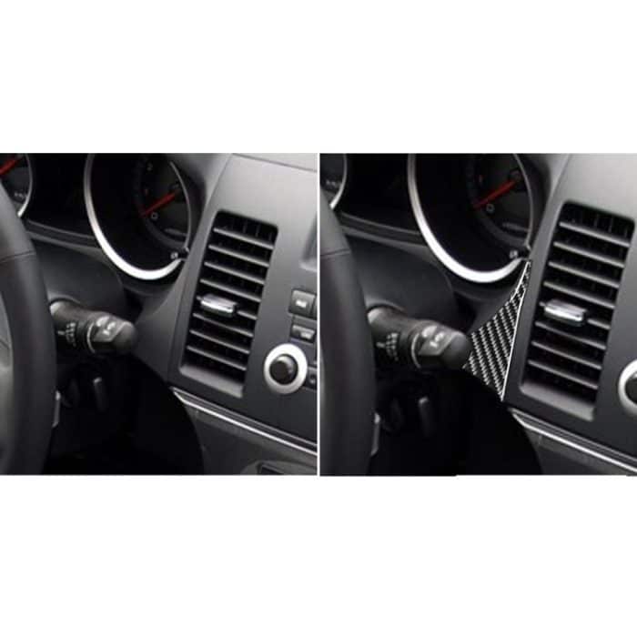 Auto Carbon Faser Rechter Tachometer Dekorativer Aufkleber für Mitsubishi Lancer EVO 2008-2016, Linksantrieb – Bild 6