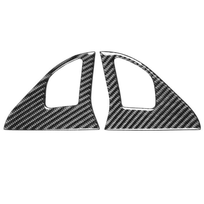 2 PCS Car Carbon Fiber Linke und rechte Lautsprecher Dekorativer Aufkleber für Mitsubishi Lancer EVO (nur GTS) 2008-2015, Links- und Rechtsantrieb Universal – Bild 1