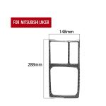 Auto Carbon Faser Schaltgetriebe Dekorativer Aufkleber für Mitsubishi Lancer EVO (nur DE / ES) 2008-2015, Links- und Rechtsantrieb Universal – Bild 2