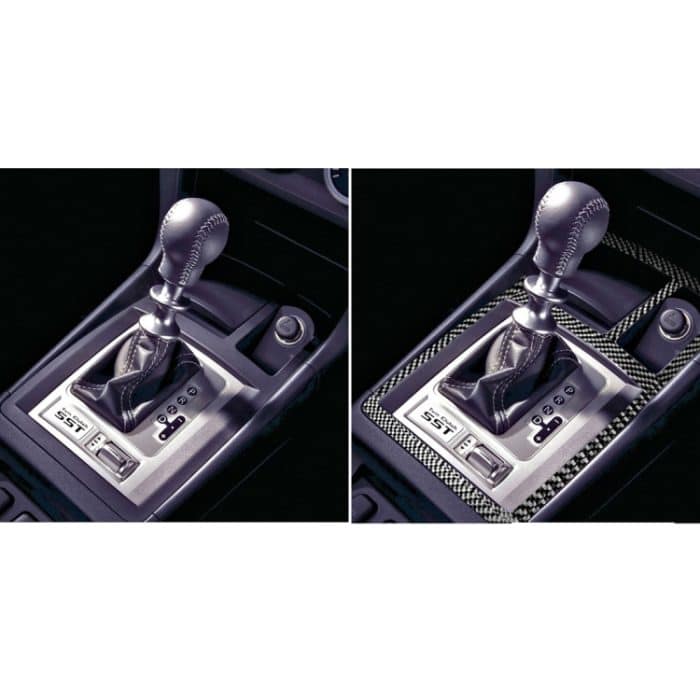 Auto Carbon Faser Schaltgetriebe Dekorativer Aufkleber für Mitsubishi Lancer EVO (nur DE / ES) 2008-2015, Links- und Rechtsantrieb Universal – Bild 6
