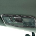 Auto Carbon Faser Dach vorne Leselampe ohne Schiebedach Dekorativer Aufkleber für Mitsubishi Lancer EVO 2008-2015, Links- und Rechtsantrieb Universal – Bild 6