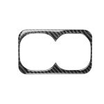 Auto Carbon Fiber Heckarmlehne Getränkehalter Dekorativer Aufkleber für Mitsubishi Lancer EVO 2008-2015, Links- und Rechtsantrieb Universal