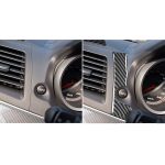 Auto Carbon Faser INFO Button Dekorativer Aufkleber für Mitsubishi Lancer EVO 2008-2015, Linkslenker – Bild 6