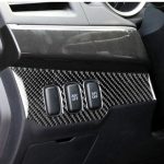 Auto Carbon Fiber Dimming Control Panel Dekorativer Aufkleber für Mitsubishi Lancer EVO 2008-2015, Linksantrieb – Bild 5