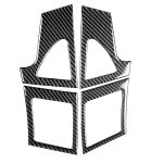 4 PCS Car Carbon Fiber links und rechts Luftauslass Dekorativer Aufkleber für Mitsubishi Lancer EVO 2008-2015, Links- und Rechtsantrieb Universal