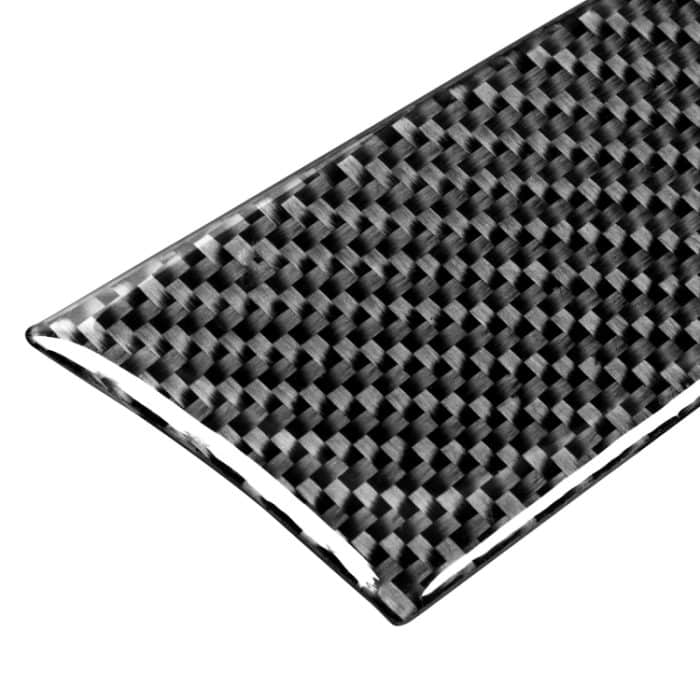 2 PCS Car Carbon Fibre Driver Dashboard Panel Dekorativer Aufkleber für Mitsubishi Lancer EVO 2008-2015, Linkslenker – Bild 3