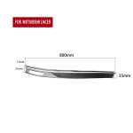 2 PCS Car Carbon Fiber Central Dashboard Panel Dekorativer Aufkleber für Mitsubishi Lancer EVO 2008-2015, Linkslenker – Bild 2