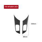 2 PCS Car Carbon Fiber Türgriffverkleidung Dekorativer Aufkleber für Mitsubishi Lancer EVO 2008-2015, Links- und Rechtsantrieb Universal – Bild 2