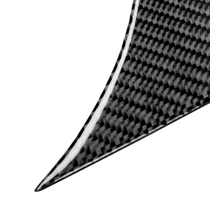 2 PCS Car Carbon Fiber Türgriffverkleidung Dekorativer Aufkleber für Mitsubishi Lancer EVO 2008-2015, Links- und Rechtsantrieb Universal – Bild 3