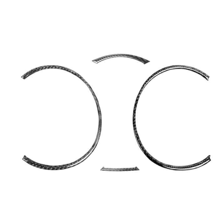 CRP8069.jpg 4 PCS Car Carbon Fiber Tachometer Dekorativer Aufkleber für Mitsubishi Lancer EVO 2008-2015, Links- und Rechtsantrieb Universal – Bild 1