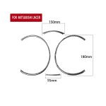 4 PCS Car Carbon Fiber Tachometer Dekorativer Aufkleber für Mitsubishi Lancer EVO 2008-2015, Links- und Rechtsantrieb Universal – Bild 2