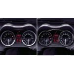 4 PCS Car Carbon Fiber Tachometer Dekorativer Aufkleber für Mitsubishi Lancer EVO 2008-2015, Links- und Rechtsantrieb Universal – Bild 6