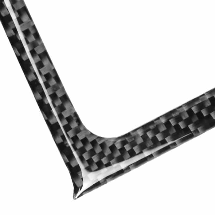 2 PCS Car Carbon Fiber Navigationssystem Display Dekorativer Aufkleber für Mitsubishi Lancer EVO 2008-2015, Links- und Rechtsantrieb Universal – Bild 3