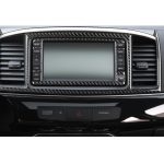 2 PCS Car Carbon Fiber Navigationssystem Display Dekorativer Aufkleber für Mitsubishi Lancer EVO 2008-2015, Links- und Rechtsantrieb Universal – Bild 5
