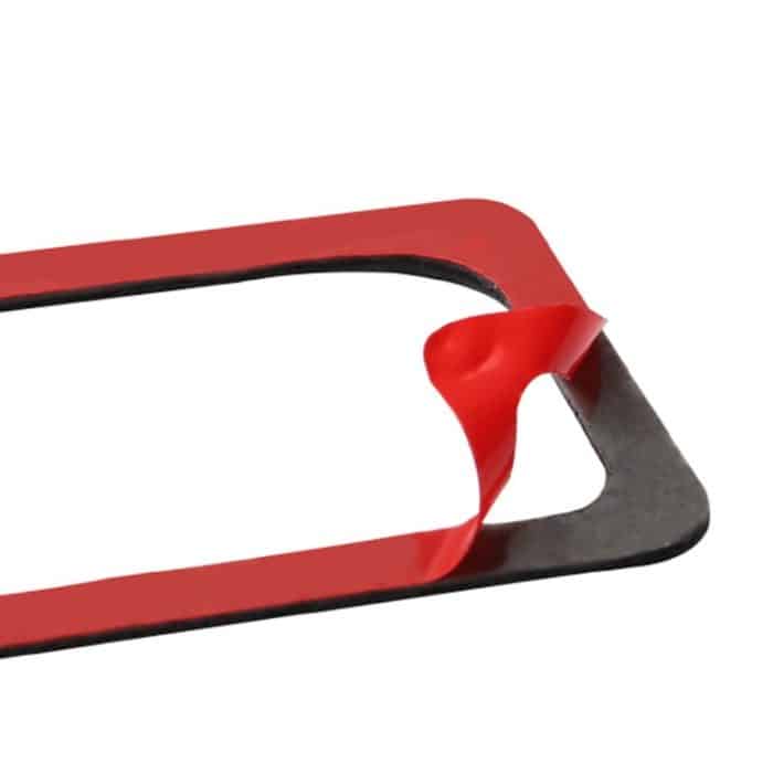 2 PCS Car Carbon Fiber Links und Rechts Türschloss Dekorativer Aufkleber für Nissan GTR R35 2008-2020, Links- und Rechtsantrieb Universal – Bild 4