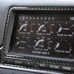 Auto Carbon Fiber Navigation Display Frame Dekorativer Aufkleber für Nissan GTR R35 2008-2016, Linkslenker – Bild 5