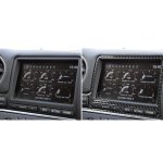 Auto Carbon Fiber Navigation Display Frame Dekorativer Aufkleber für Nissan GTR R35 2008-2016, Linkslenker – Bild 6