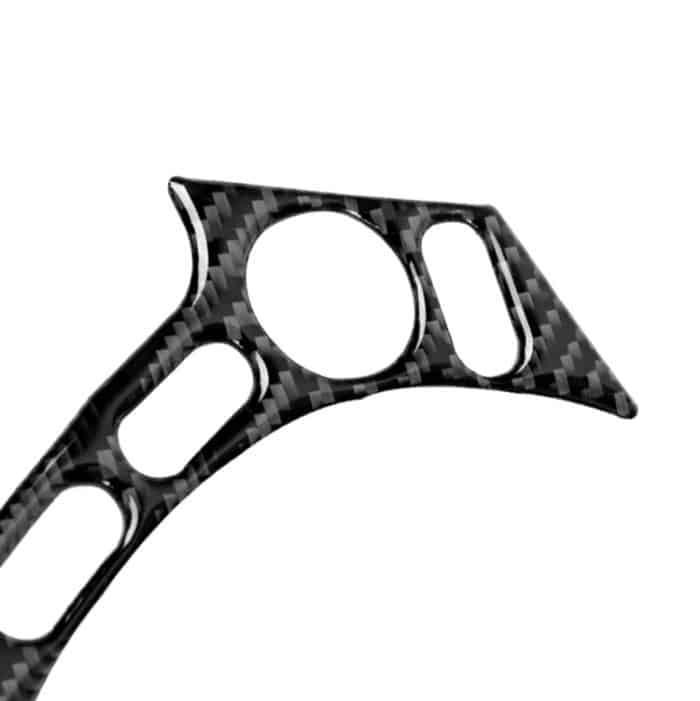 Auto Carbon Lenkradknöpfe Dekorativer Aufkleber für Nissan GTR R35 2008-2016, Links- und Rechtsantrieb Universal – Bild 3