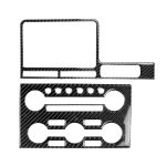 2 PCS Car Carbon Fiber Navigationsinstrument Dekorativer Aufkleber für Nissan GTR R35 2008-2016, Rechtslenker