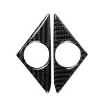 2 PCS Car Carbon Fiber Türhorn Dekorativer Aufkleber für Nissan GTR R35 2008-2020, Links- und Rechtsantrieb Universal