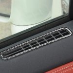 4 PCS Car Carbon Fiber Türhorn + Fensterluftauslass Dekorativer Aufkleber für Nissan GTR R35 2008-2020, Links- und Rechtsantrieb Universal – Bild 6