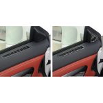 4 PCS Car Carbon Fiber Türhorn + Fensterluftauslass Dekorativer Aufkleber für Nissan GTR R35 2008-2020, Links- und Rechtsantrieb Universal – Bild 7