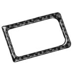 6 PCS Car Carbon Fiber Fensterheber Knopf Türschloss Dekorativer Aufkleber für Nissan GTR R35 2008-2016, Linkslenker – Bild 2