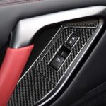 4 PCS Car Carbon Fiber Window Lift Button Panel Dekorativer Aufkleber für Nissan GTR R35 2008-2016, Rechtslenker – Bild 5