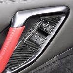 4 PCS Car Carbon Fiber Window Lift Button Panel Dekorativer Aufkleber für Nissan GTR R35 2008-2016, Linkslenker – Bild 5